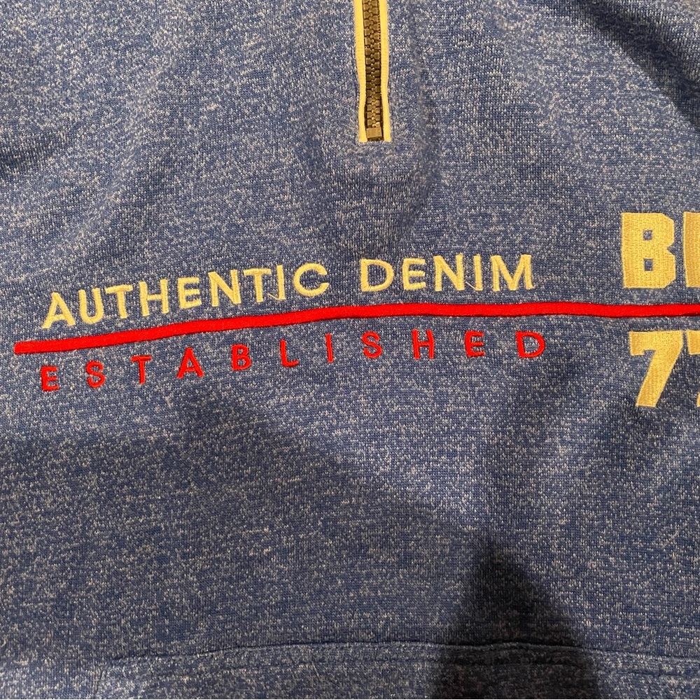 Vintage Y2K Bugle Boy quarter zip hoodie size xl see photos for sizing - Picture 3 of 10